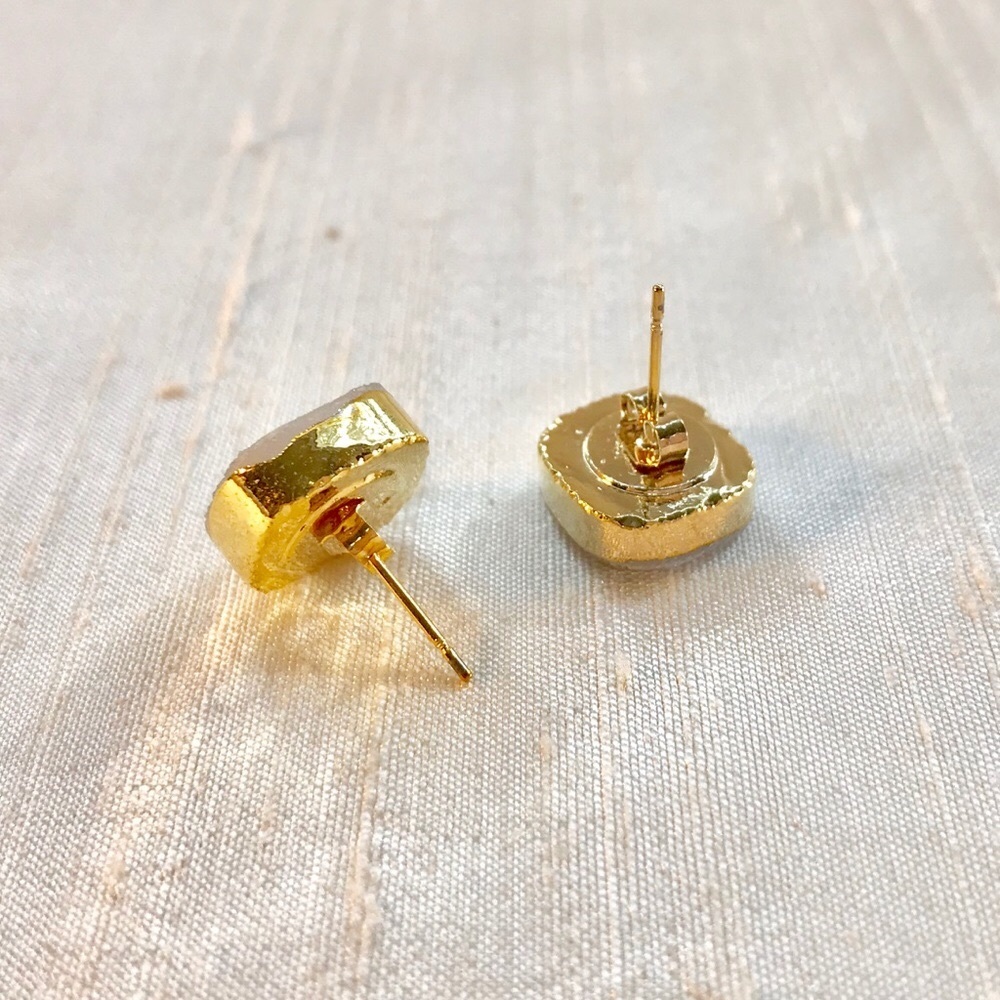 ✨Sparkling Druzy Quartz Earrings ✨ - Picture 3 of 6